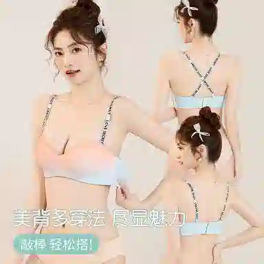 品彩 渐变色无钢圈聚拢时尚文胸 女款