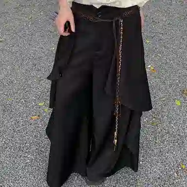半空山 休闲阔腿百搭西装裤 男女同款