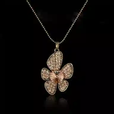 兰盈 繁花 水晶 项链 女款