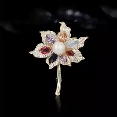 兰盈 胸花轻奢小众 人造水晶 胸针 女款