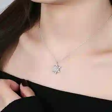 KING OF BLING Snowflake Necklace