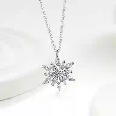 KING OF BLING Snowflake Necklace