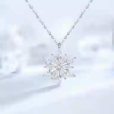 KING OF BLING Snowflake Necklace