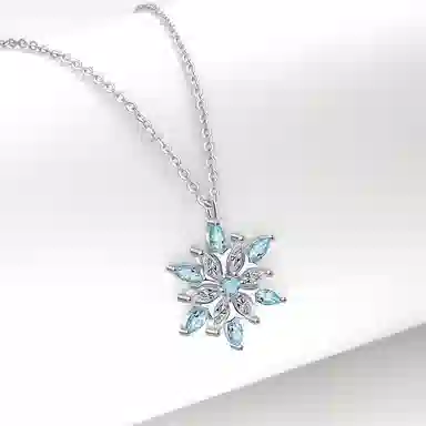 KING OF BLING Snowflake Necklace