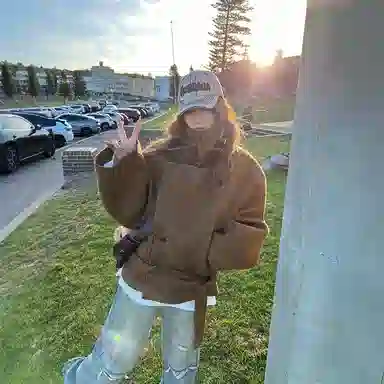 桴生 法式慵懒复古立领短款毛呢气质外套 小个子时尚洋气之选大衣 女款