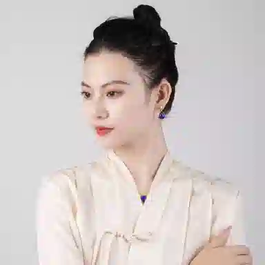 心若莲华 新中式 青金石 贝壳 名贵玉石耳环 女款