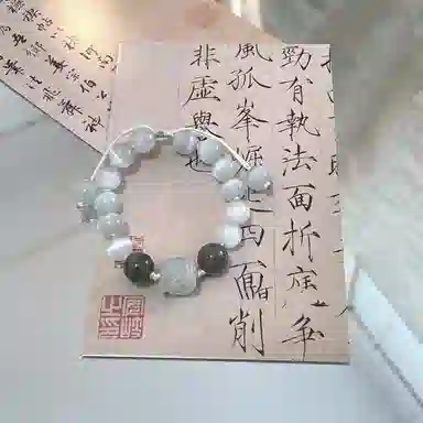 【八方来财 I 诸事顺遂】 永恒旋律 新中式国风吞金兽醒狮小众设计高级感转运珠 浪漫精致气质轻奢日常百搭好运 黑曜石 手串 男女同款情侣款