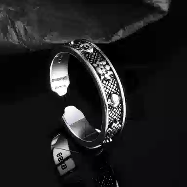 【999足银八宝罗盘】 永恒旋律 前程似锦 财运亨通 新中式国风复古毛衣链 百搭小众精致高级感吊坠 日常百搭男生男友好运 纯银 项链 男款