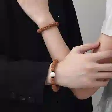 永恒旋律 新中式国潮风转运 考试上岸 时来好运 诸事顺利 复古串珠一对 礼盒装 金刚菩提 手串 男女同款情侣款