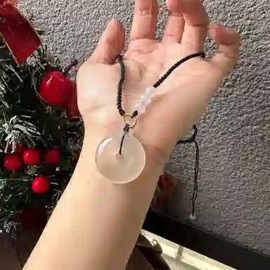 【平安喜乐 I 一帆风顺】 永恒旋律 新中式国风复古小众设计高级感 浪漫精致优雅气质转运招财日常百搭好运 黑曜石 项链 男女同款情侣款