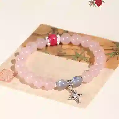 【三生三世 I 百年好合】 永恒旋律 爱情甜蜜 浪漫精致小众设计高级感手饰 新中式国风转运珠日常百搭女友好运 黑曜石 手串 男女同款情侣款