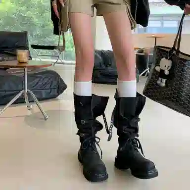 AFJI Vintage Adjustable Buckle Boots