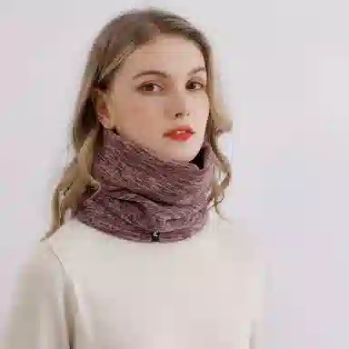 匹克 户外跑步骑行 纯色保暖防风 高弹 加厚 聚酯纤维 护颈 围脖 男女同款情侣款