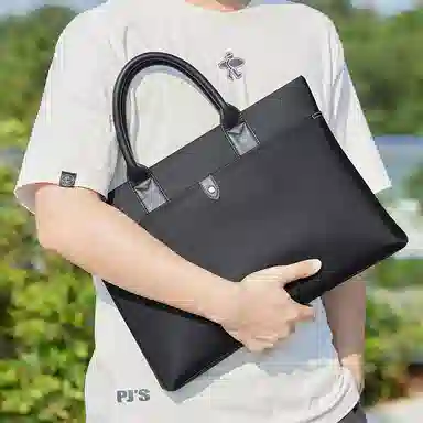 WilliamPOLO Nylon Briefcase Black