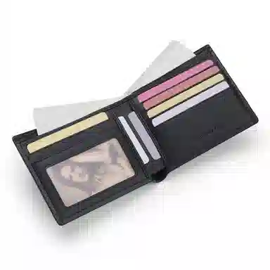 WilliamPOLO Classic Black Wallet