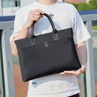 WilliamPOLO Nylon Briefcase Black