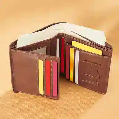 WilliamPOLO Retro Leather Wallet