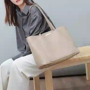 COMELY Tote Bag Light Grey/Dark Grey