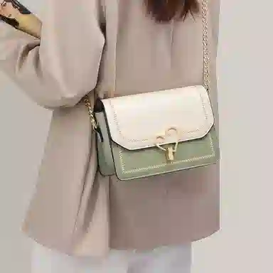 COMELY Matcha Green Chain Bag