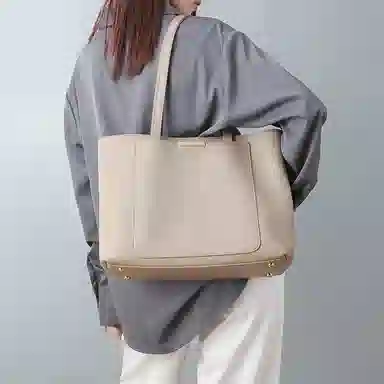 COMELY Tote Bag Light Grey/Dark Grey