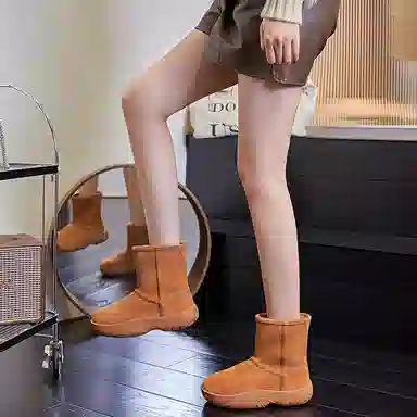 牛反绒 复古百搭舒适保暖之选 雪地靴 女款