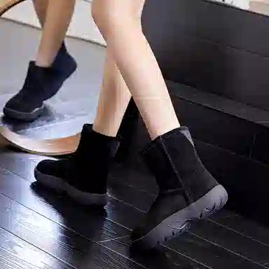 牛反绒 复古百搭舒适保暖之选 雪地靴 女款