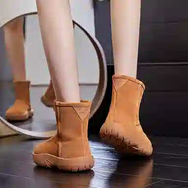 牛反绒 复古百搭舒适保暖之选 雪地靴 女款