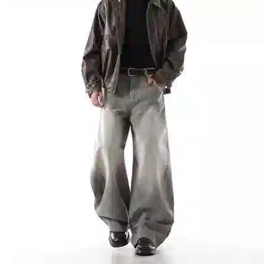 MONOLOGE Gradient Straight Jeans