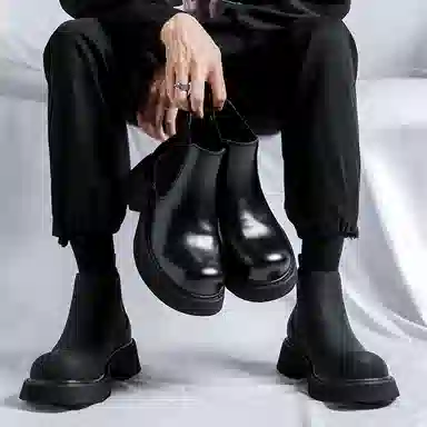 Dounkol Chelsea Boots Thick Sole