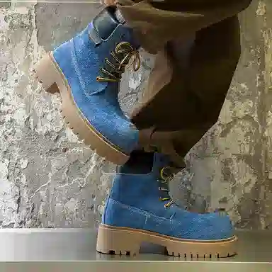 Dounkol Outdoor Thick Sole Yellow Boots