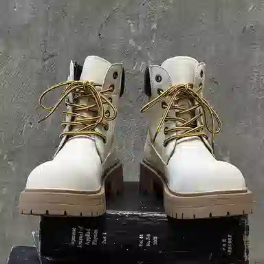 Dounkol Vintage Round Toe Work Boots