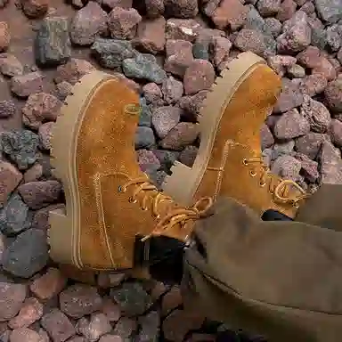 Dounkol Outdoor Thick Sole Yellow Boots