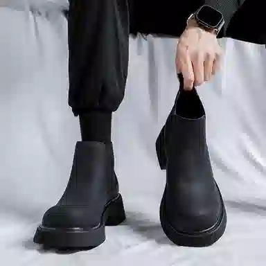 Dounkol Chelsea Boots Thick Sole