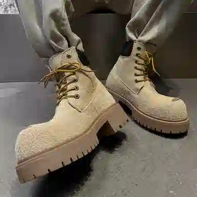 Dounkol Outdoor Thick Sole Yellow Boots