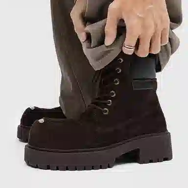 Dounkol Outdoor Thick Sole Yellow Boots