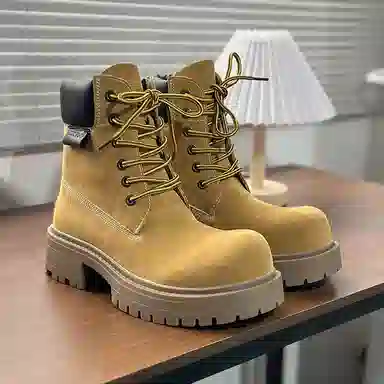 Dounkol Vintage Round Toe Work Boots