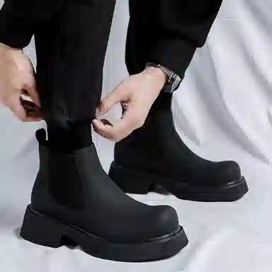 Dounkol Chelsea Boots Thick Sole