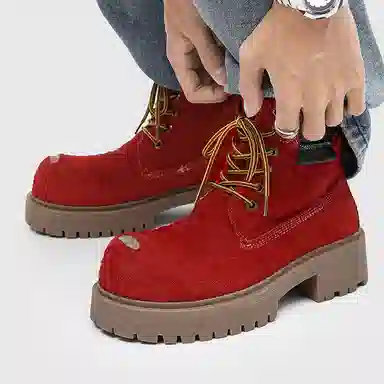 Dounkol Outdoor Thick Sole Yellow Boots