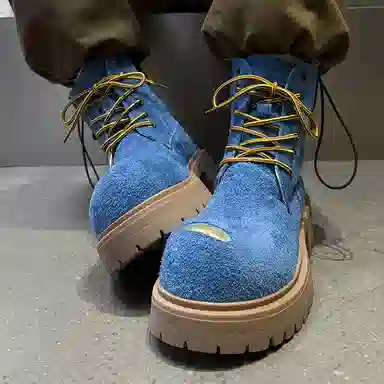 Dounkol Outdoor Thick Sole Yellow Boots