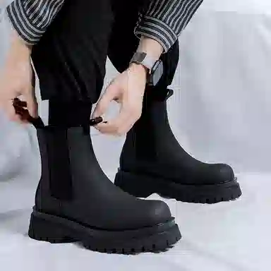 Dounkol Chelsea Boots Black