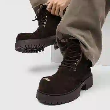 Dounkol Outdoor Thick Sole Yellow Boots