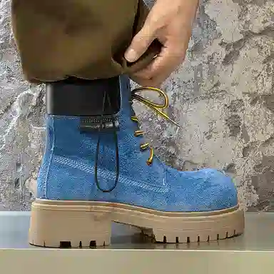 Dounkol Outdoor Thick Sole Yellow Boots