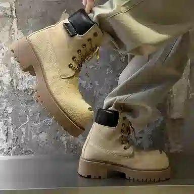 Dounkol Outdoor Thick Sole Yellow Boots