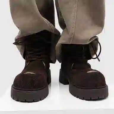 Dounkol Outdoor Thick Sole Yellow Boots