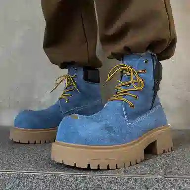 Dounkol Outdoor Thick Sole Yellow Boots