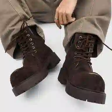 Dounkol Outdoor Thick Sole Yellow Boots