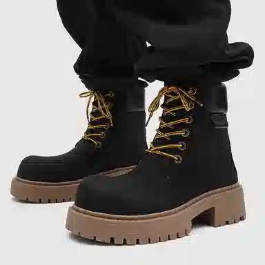 Dounkol Vintage Round Toe Work Boots