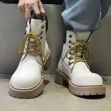 Dounkol Vintage Round Toe Work Boots