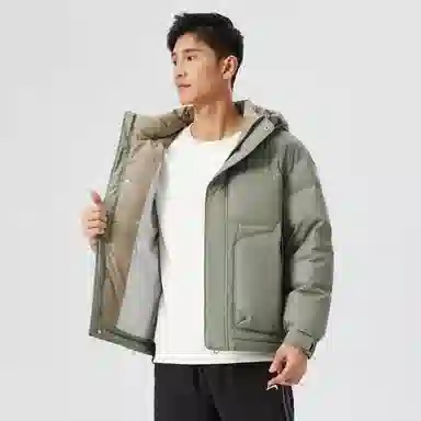 Guirenniao Warm Feather Series Hooded Down Jacket