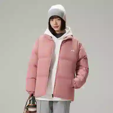 贵人鸟 宽松立领落肩面包棉服 男女同款